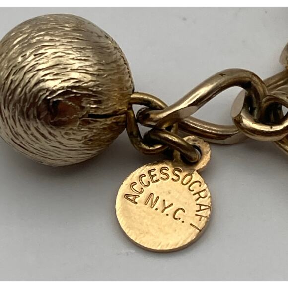 VTG Accessocraft NYC Necklace Women's Jewelry Beads and Chains - Statement Piece - Picture 4 of 5